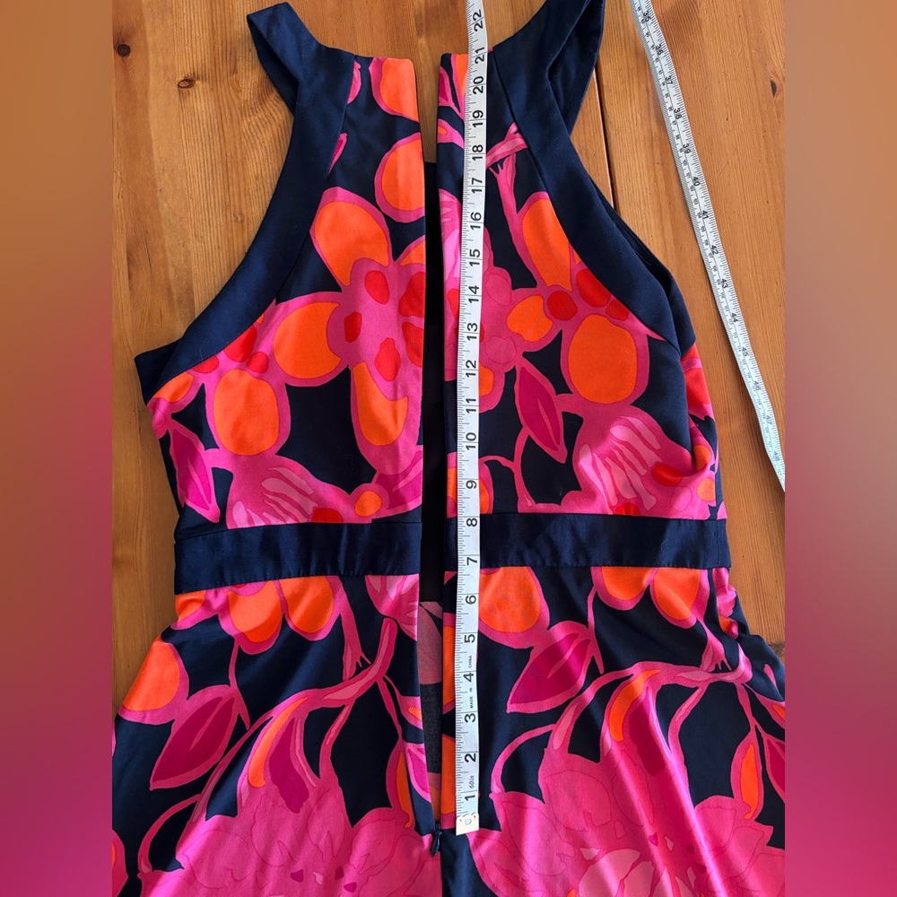 Trina Turk Pink and Orange Floral Dress - Picture 4 of 4